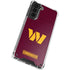 NFL Washington Commanders Distressed Galaxy S21 5G Clear Case