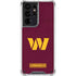 NFL Washington Commanders Distressed Galaxy S21 Ultra 5G Clear Case