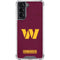 NFL Washington Commanders Distressed Galaxy S22 Clear Case