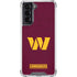 NFL Washington Commanders Distressed Galaxy S22 Clear Case