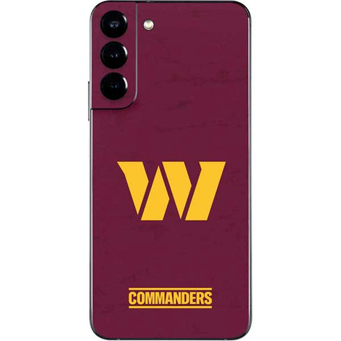 NFL Washington Commanders Distressed Galaxy S22 Plus Skin