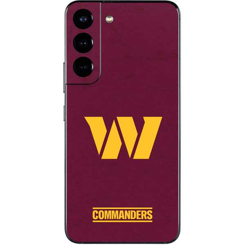 NFL Washington Commanders Distressed Galaxy S22 Skin