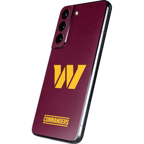 NFL Washington Commanders Distressed Galaxy S22 Skin