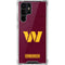 NFL Washington Commanders Distressed Galaxy S22 Ultra Clear Case
