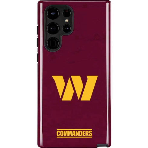 NFL Washington Commanders Distressed Galaxy S22 Ultra Pro Case