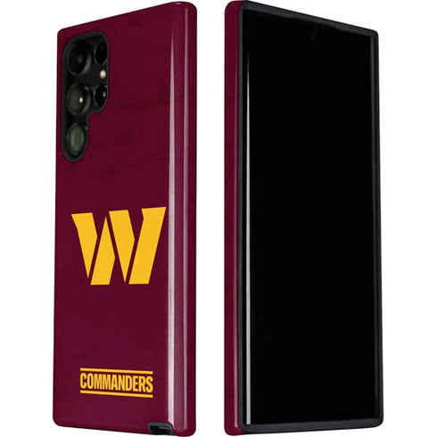 NFL Washington Commanders Distressed Galaxy S22 Ultra Pro Case