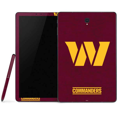 NFL Washington Commanders Distressed Samsung Galaxy Tab Skin