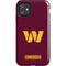 NFL Washington Commanders Distressed iPhone 11 Impact Case