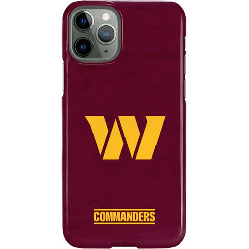 NFL Washington Commanders Distressed iPhone 11 Pro Lite Case