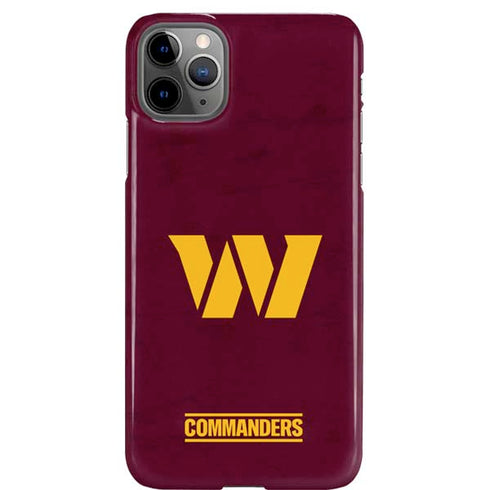 NFL Washington Commanders Distressed iPhone 11 Pro Max Lite Case