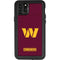 NFL Washington Commanders Distressed iPhone 11 Pro Max Waterproof Case