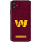NFL Washington Commanders Distressed iPhone 11 Skin