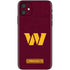 NFL Washington Commanders Distressed iPhone 11 Skin