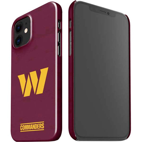 NFL Washington Commanders Distressed iPhone 12 Mini Lite Case