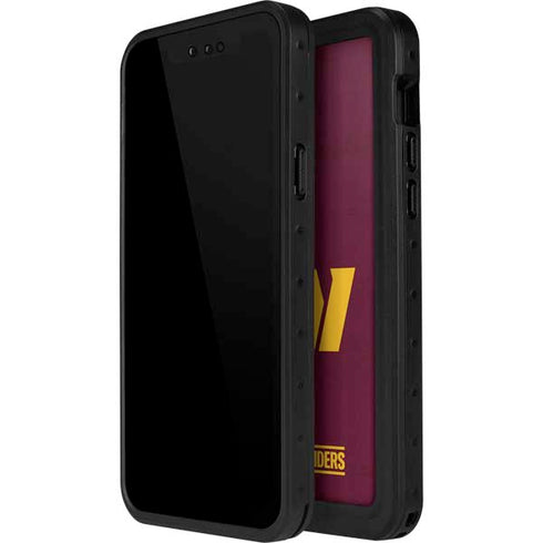 NFL Washington Commanders Distressed iPhone 12 Mini Waterproof Case