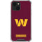 NFL Washington Commanders Distressed iPhone 13 Clear Case