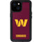 NFL Washington Commanders Distressed iPhone 13 Mini Waterproof Case