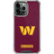 NFL Washington Commanders Distressed iPhone 13 Pro Max Clear Case