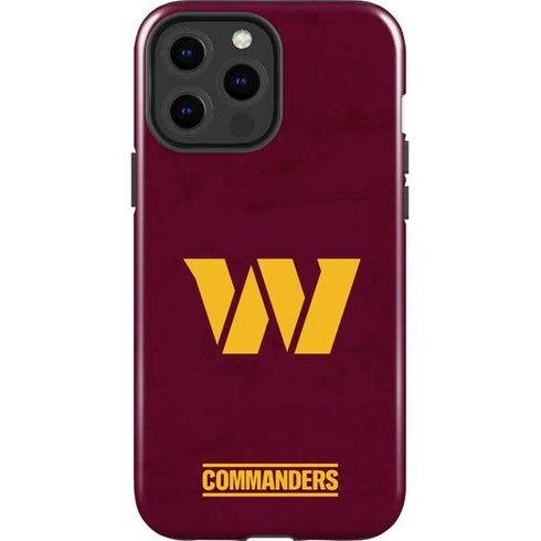 NFL Washington Commanders Distressed iPhone 13 Pro Max Impact Case