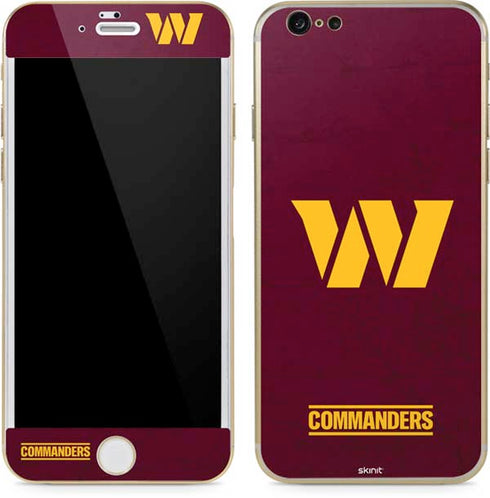 NFL Washington Commanders Distressed iPhone 6/6s Skin