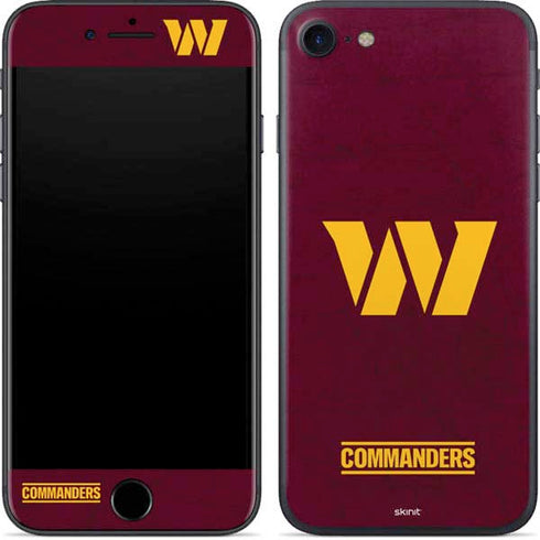 NFL Washington Commanders Distressed iPhone 8 Skin