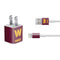NFL Washington Commanders Distressed iPhone Charger (5W USB) Skin
