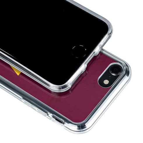 NFL Washington Commanders Distressed iPhone SE (2nd & 3rd Gen) Clear Case