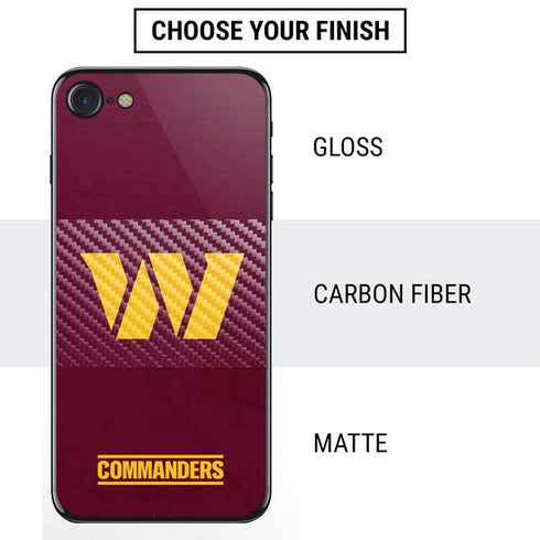 NFL Washington Commanders Distressed iPhone SE (2nd & 3rd Gen) Skin