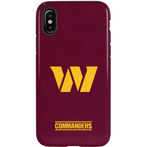 NFL Washington Commanders Distressed iPhone X Pro Case