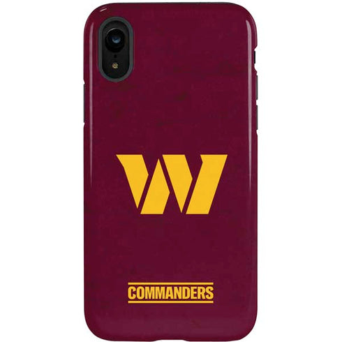 NFL Washington Commanders Distressed iPhone XR Pro Case