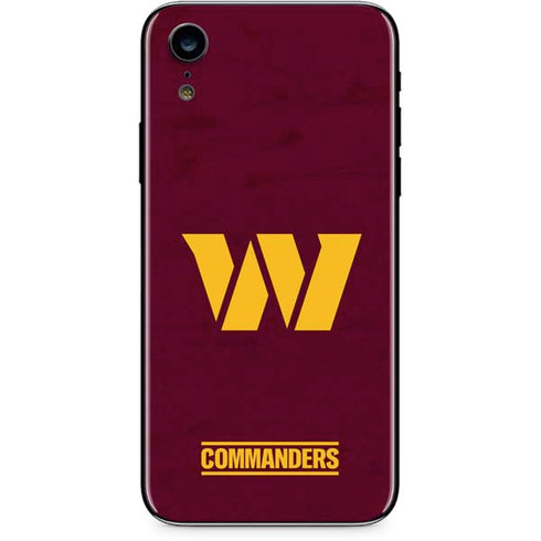 NFL Washington Commanders Distressed iPhone XR Skin