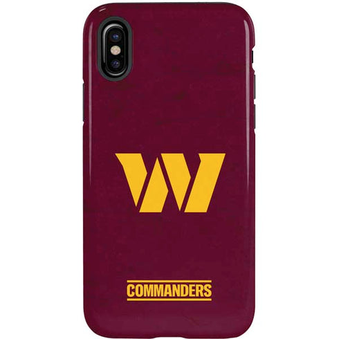 NFL Washington Commanders Distressed iPhone XS Pro Case