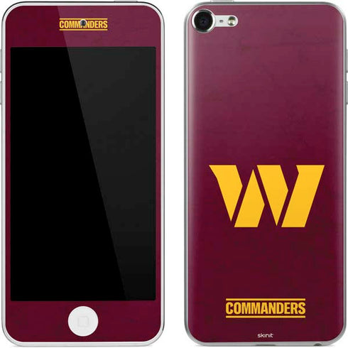 NFL Washington Commanders Distressed Apple iPod Skin