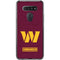 NFL Washington Commanders Distressed LG K51/Q51 Clear Case