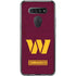 NFL Washington Commanders Distressed LG K51/Q51 Clear Case