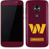 NFL Washington Commanders Distressed Moto E5 Play Skin