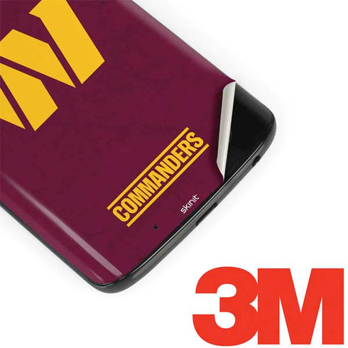 NFL Washington Commanders Distressed Moto G6 Skin