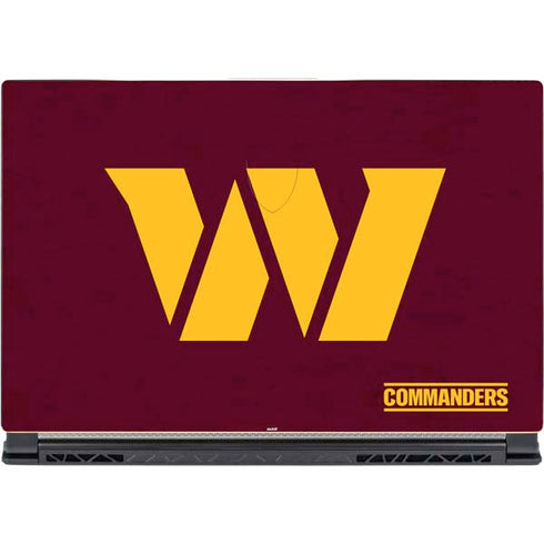 NFL Washington Commanders Distressed MSI GS65 Stealth Laptop Skin