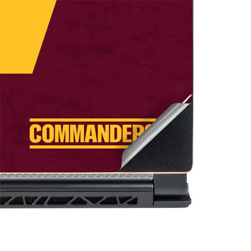 NFL Washington Commanders Distressed MSI GS65 Stealth Laptop Skin