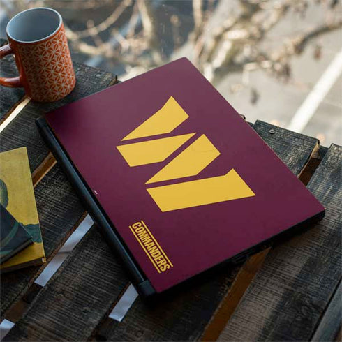 NFL Washington Commanders Distressed MSI GS65 Stealth Laptop Skin