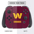 NFL Washington Commanders Distressed Nintendo Switch Bundle Skin