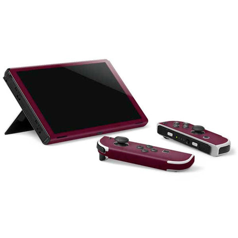 NFL Washington Commanders Distressed Nintendo Switch OLED (2021) Skin