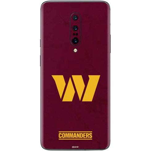 NFL Washington Commanders Distressed OnePlus 7 Pro Skin