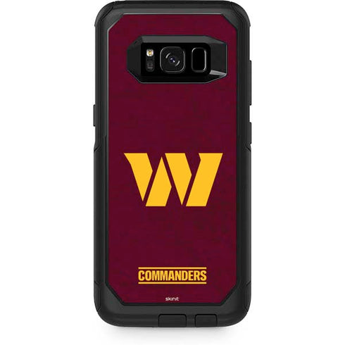 NFL Washington Commanders Distressed Otterbox Commuter Galaxy Skin