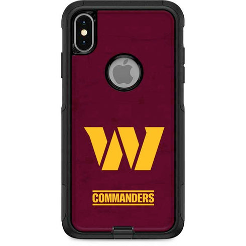 NFL Washington Commanders Distressed Otterbox Commuter iPhone Skin