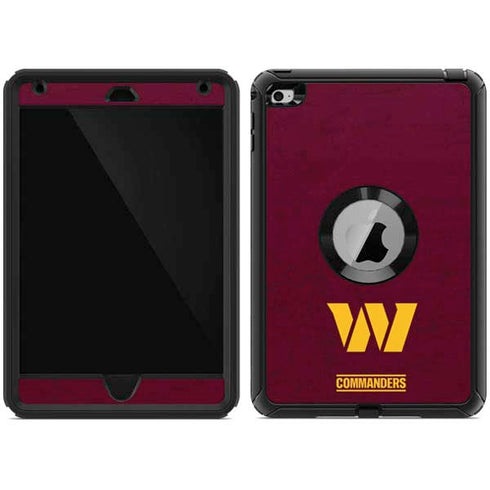 NFL Washington Commanders Distressed Otterbox Defender iPad Skin