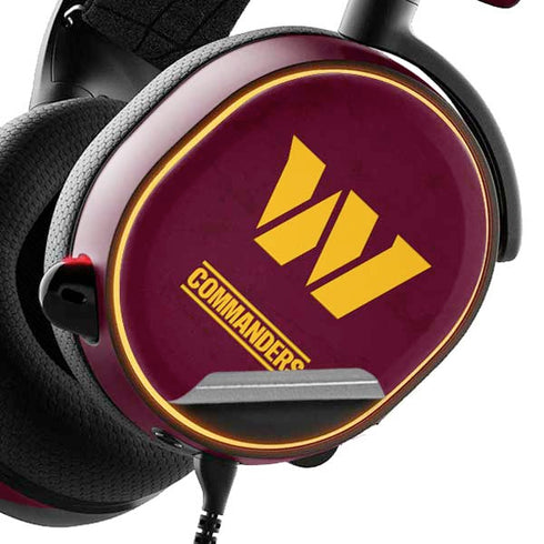 NFL Washington Commanders Distressed SteelSeries Arctis 5 Skin