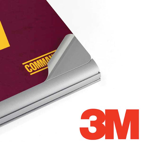 NFL Washington Commanders Distressed Surface Book 2 13.5in Skin