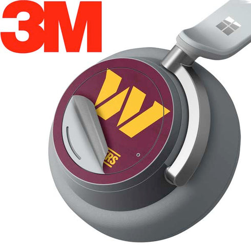 NFL Washington Commanders Distressed Surface Headphones Skin