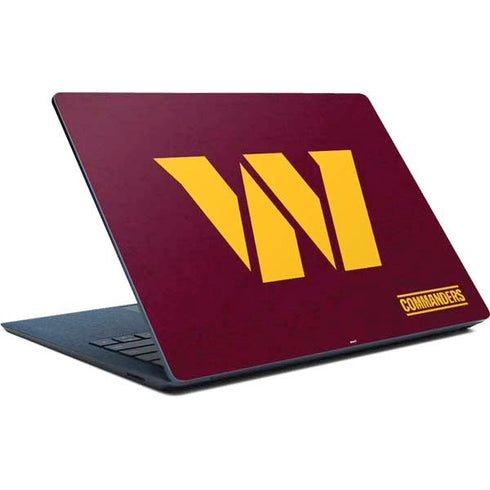 NFL Washington Commanders Distressed Surface Laptop Skin